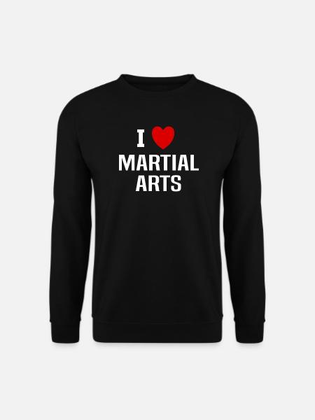 I love martial arts - Unisex Sweatshirt - black
