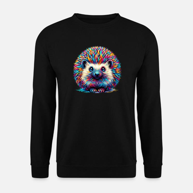 Hedgehog - Unisex Sweatshirt - black