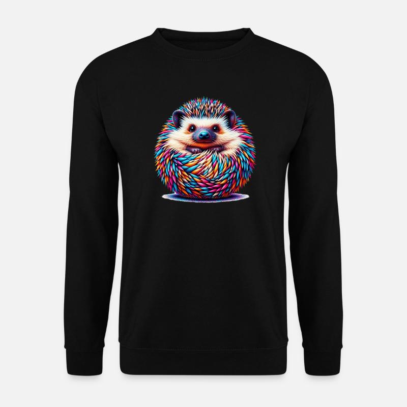 Hedgehog - Unisex Sweatshirt - black