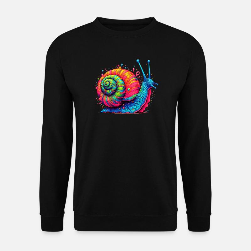 Schnecke - Unisex Pullover - Schwarz
