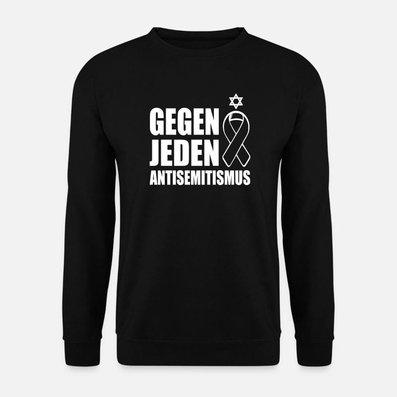 gegen jeden antisemitismus - Unisex Pullover - Schwarz