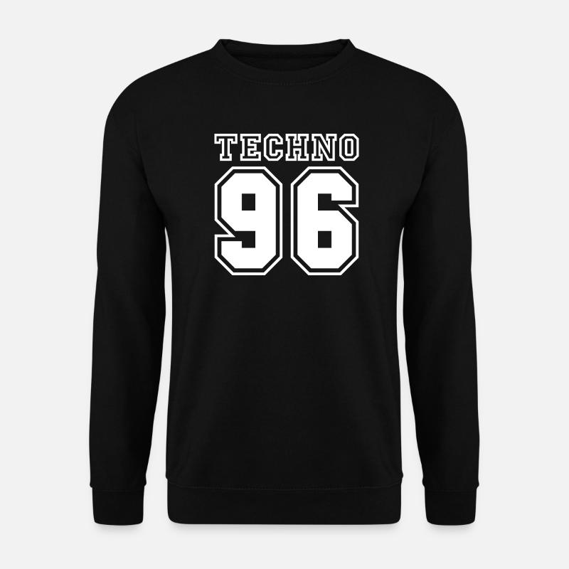 TECHNO 96 - Sweat-shirt Unisexe - noir