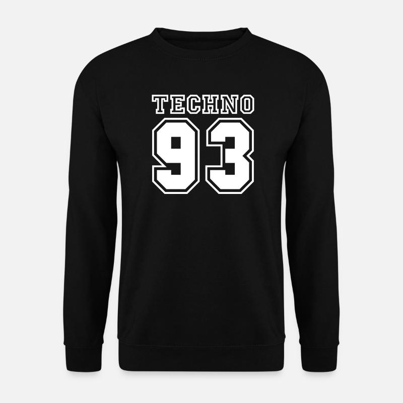 TECHNO 93 - Unisex Sweatshirt - black