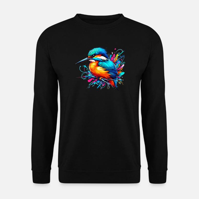 Eisvogel - Unisex Pullover - Schwarz