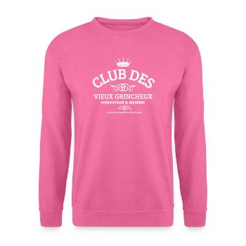 retired, retired, senior, elderly - Unisex Sweatshirt - pink - Front