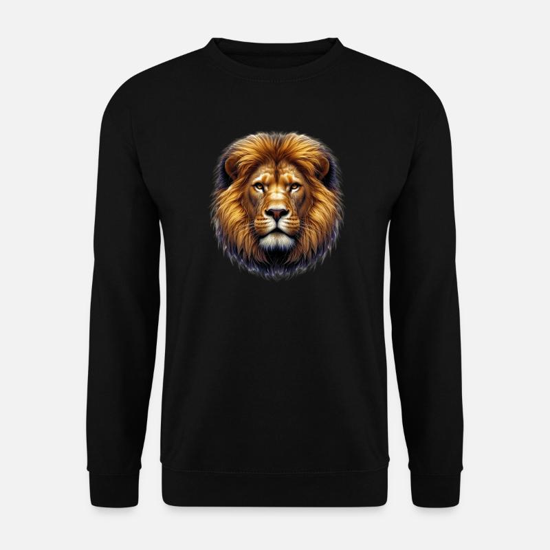 Lion - Unisex Sweatshirt - black
