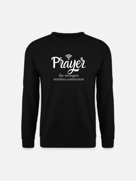 Gebetsdefinition Glaube Friedensgeschenk - Unisex Pullover - Schwarz
