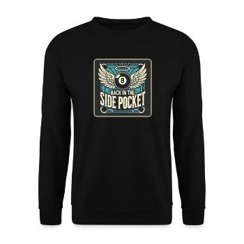 Design de billard - Sweat-shirt Unisexe - noir - Devant - Alina (178cm) & Michal (187cm)
