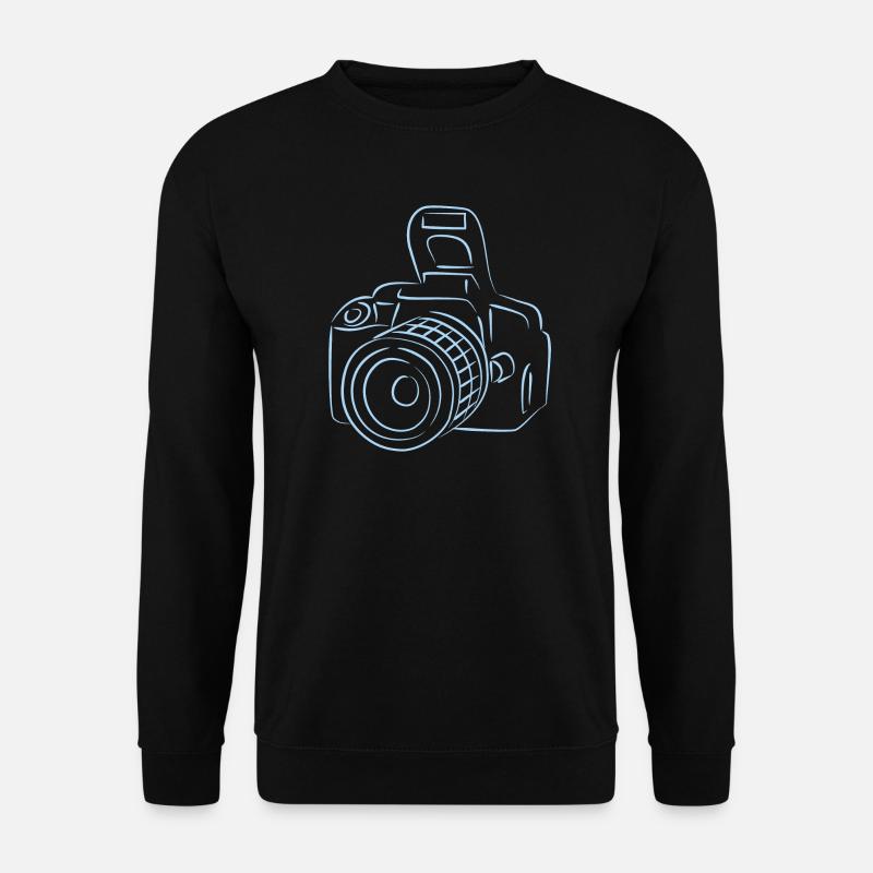 Kamera - Unisex Pullover - Schwarz