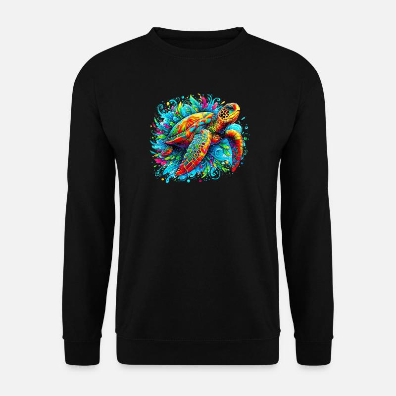 Turtle - Unisex Sweatshirt - black