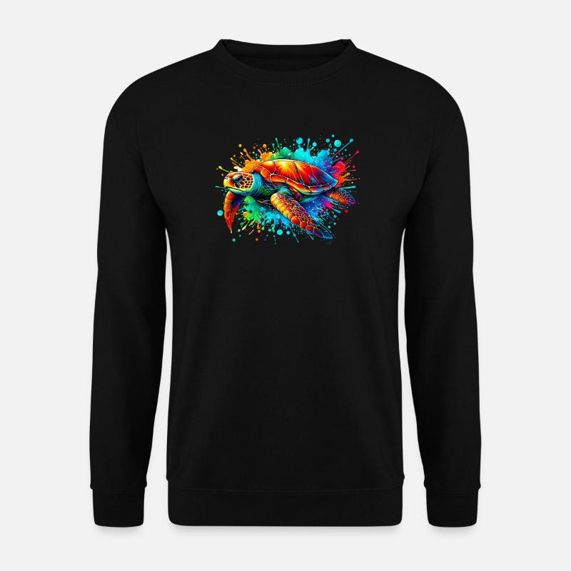 Turtle - Unisex Sweatshirt - black