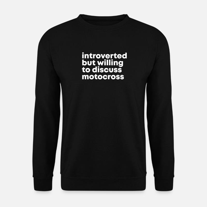 Motocross - Unisex Pullover - Schwarz