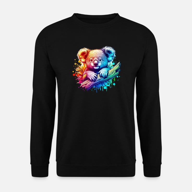 Koala - Unisex Pullover - Schwarz