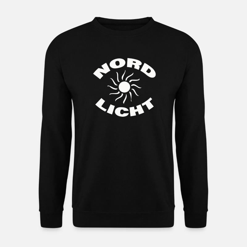 NORDLICHT - Unisex Pullover - Schwarz