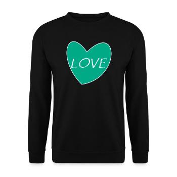 BONNE ANNEE. SAINT SYLVESTRE. NOUVELLE ANNÉE - Sweat-shirt Unisexe - noir - Devant - Alina (178cm) & Michal (187cm)