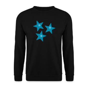 WEIHNACHTEN. FROHE WEIHNACHTEN. FROHE WEIHNACHTEN. NEUJAHRSTAG - Unisex Pullover - Schwarz - Vorne - Alina (178cm) & Michal (187cm)