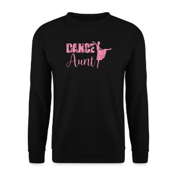 Tanz Tante Stolz Tanz Tante Von Tänzer Tante Tänzer - Unisex Pullover - Schwarz - Vorne - Alina (178cm) & Michal (187cm)