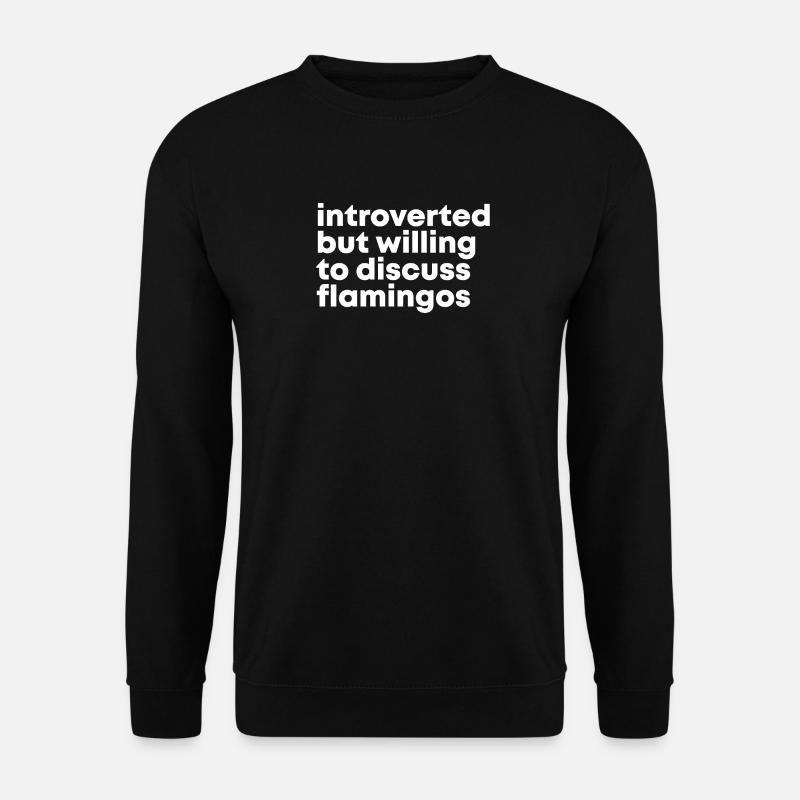 Flamingo - Unisex Sweatshirt - black
