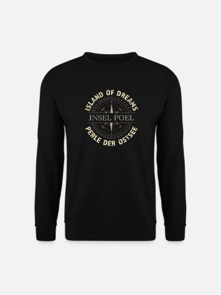 Island of Dreams - Insel Poel - Unisex Pullover - Schwarz