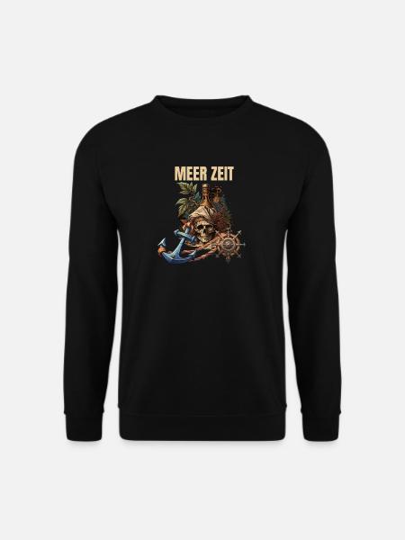 Meer Zeit - Unisex Pullover - Schwarz