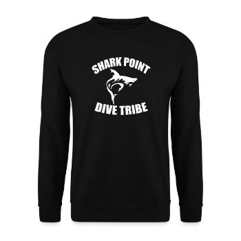 SHARK POINT DIVE TRIBE - Sweat-shirt Unisexe - noir - Devant - Alina (178cm) & Michal (187cm)