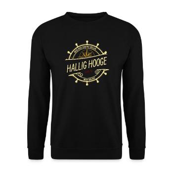 Hallig Hooge - Unisex Pullover - Schwarz - Vorne - Alina (178cm) & Michal (187cm)