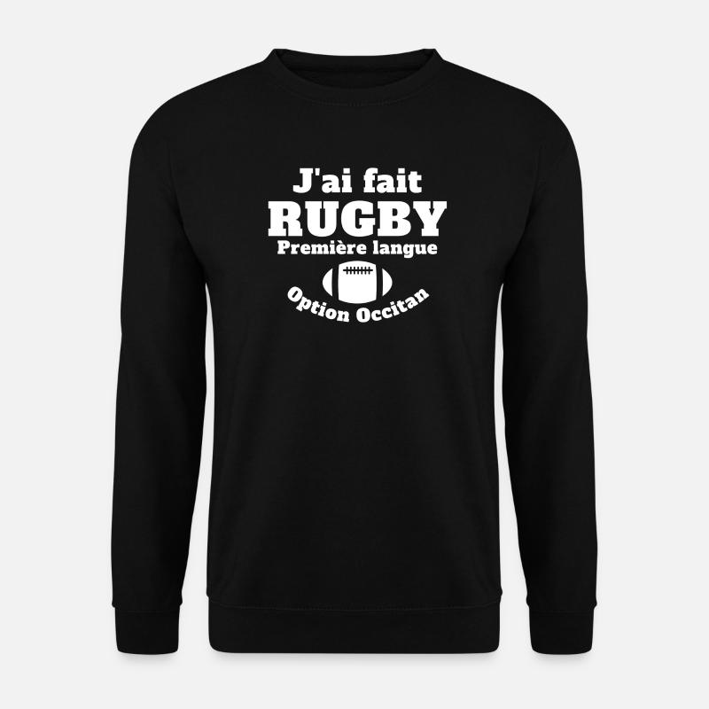 Rugby, Rugby, Rugbysport - Unisex Pullover - Schwarz