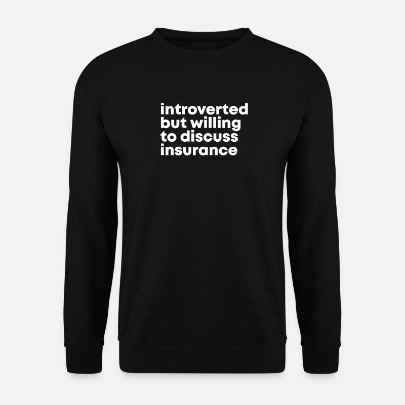 Versicherung - Unisex Pullover - Schwarz