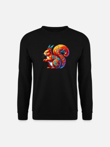 Squirrel - Unisex Sweatshirt - black