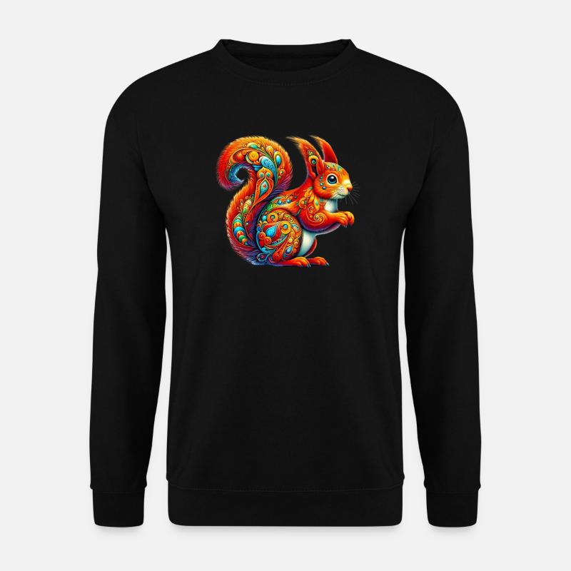 Eichhörnchen - Unisex Pullover - Schwarz