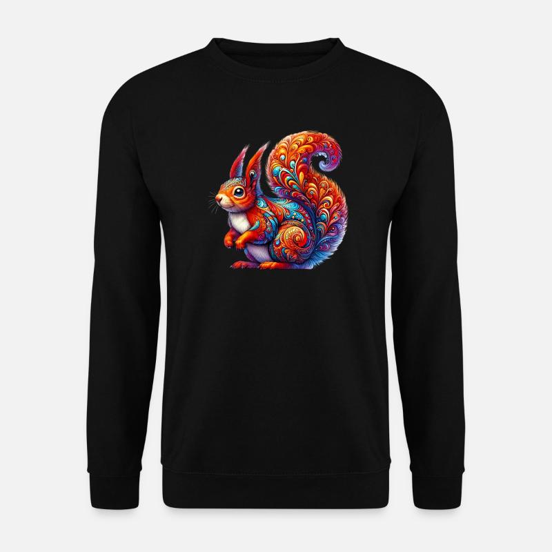 Squirrel - Unisex Sweatshirt - black