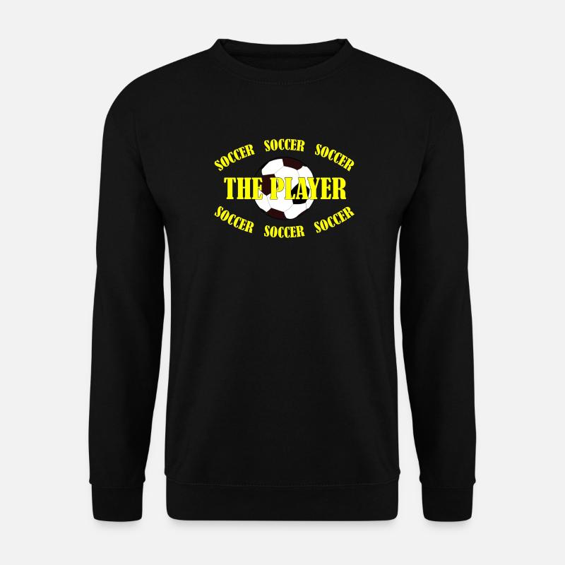 SOCCER - THE PLAYER - Unisex Pullover - Schwarz