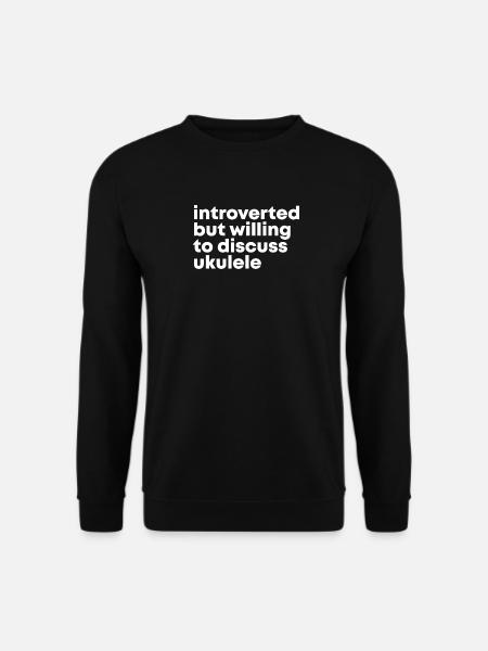 Ukulele Ukulele Ukulele - Unisex Sweatshirt - black