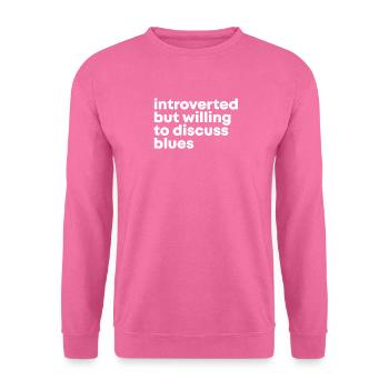 blues - Sweat-shirt Unisexe - rose - Devant