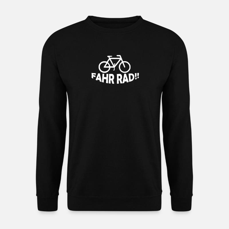 FAHR RAD - Unisex Pullover - Schwarz