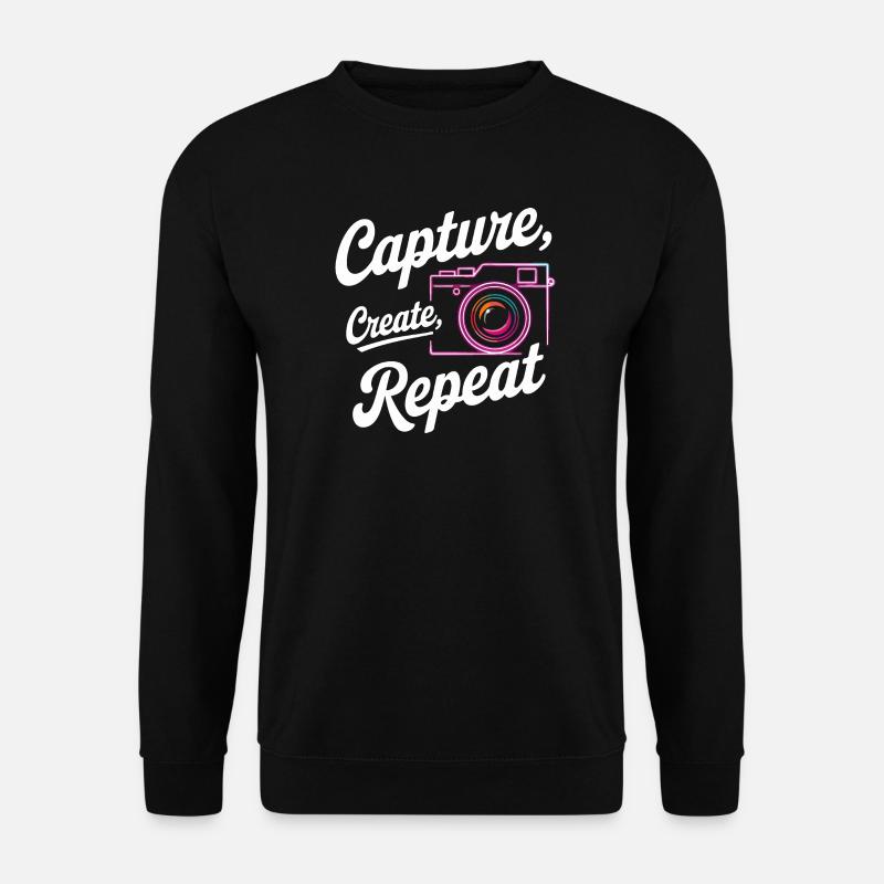 Capture Create Repeat - Unisex Sweatshirt - black