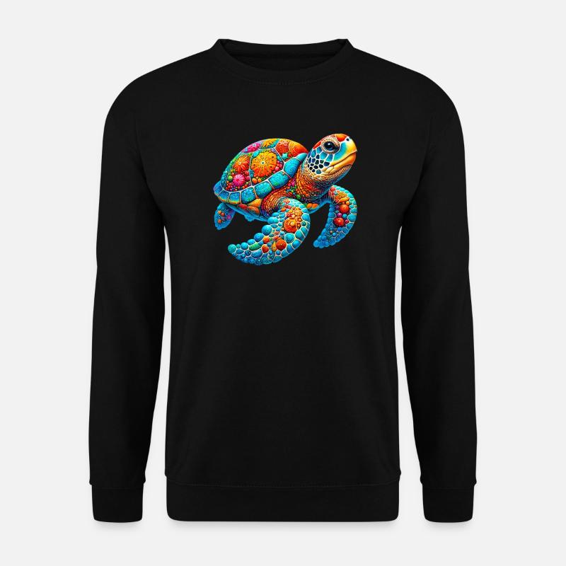 Turtle - Unisex Sweatshirt - black