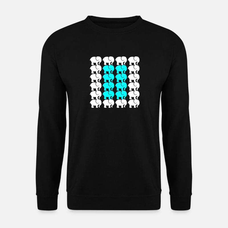 ELEPHANT - Unisex Sweatshirt - black