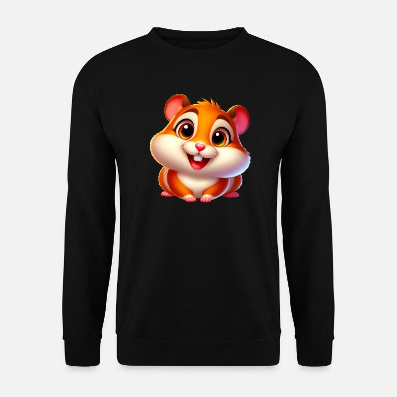 Hamster - Unisex Pullover - Schwarz