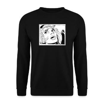 34 Girl - Unisex Sweatshirt - black - Front - Alina (178cm) & Michal (187cm)
