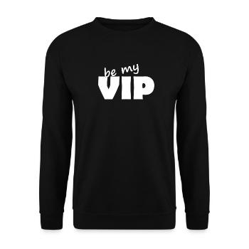 SOYEZ MON VIP - Sweat-shirt Unisexe - noir - Devant - Alina (178cm) & Michal (187cm)
