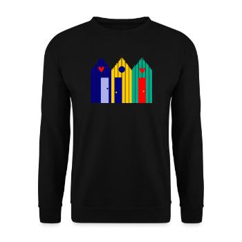 anniversary. Anniversary Decade. humor. funny - Unisex Sweatshirt - black - Front - Alina (178cm) & Michal (187cm)