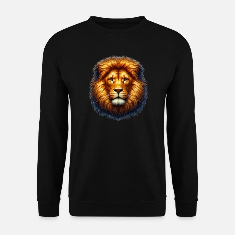 Löwe - Unisex Pullover - Schwarz