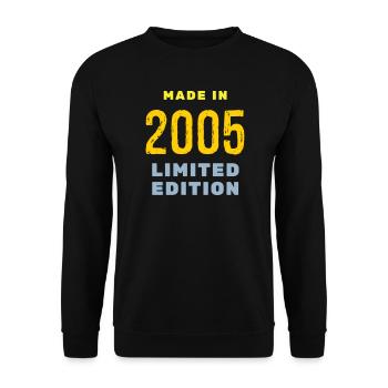 2005 - Unisex Pullover - Schwarz - Vorne - Alina (178cm) & Michal (187cm)