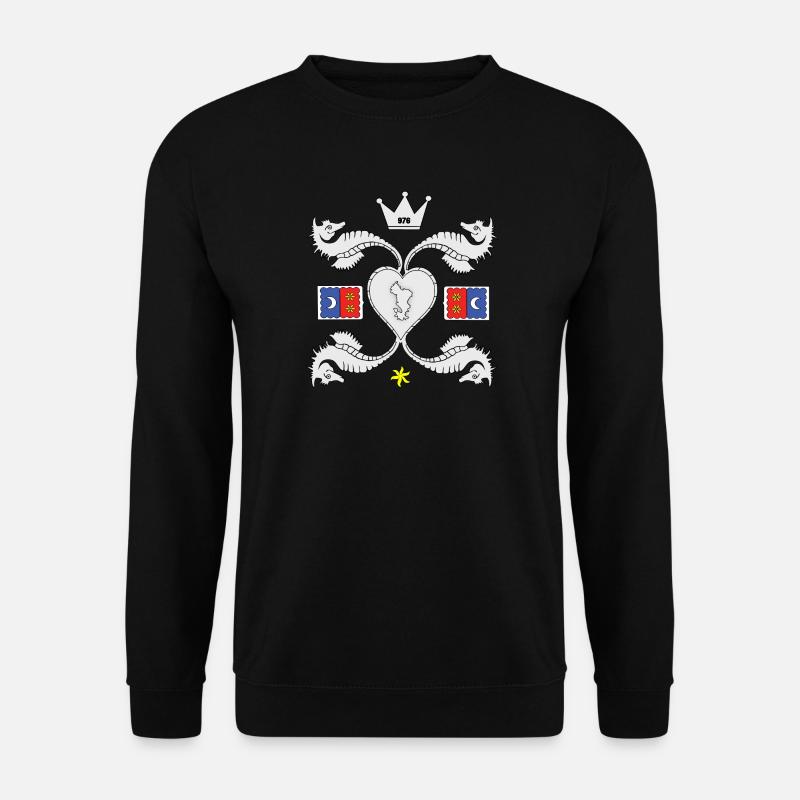 T-SHIRT 976 MAYOTTE - Unisex Pullover - Schwarz
