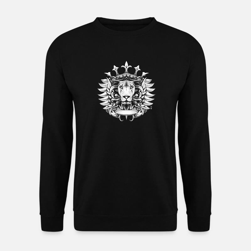 Lion Roi - Unisex Pullover - Schwarz