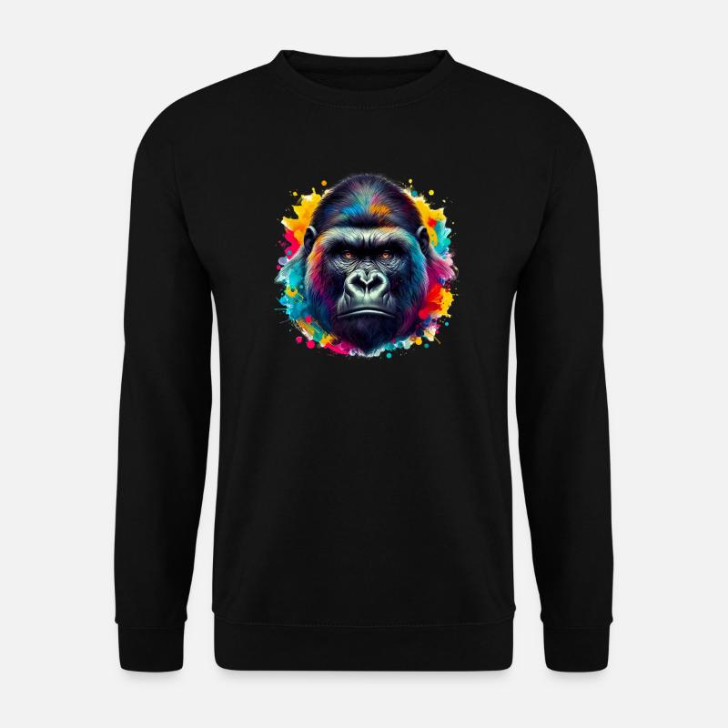 Gorilla - Unisex Pullover - Schwarz