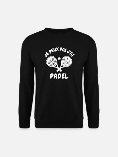 Ich kann kein Padel haben - Unisex Pullover - Schwarz