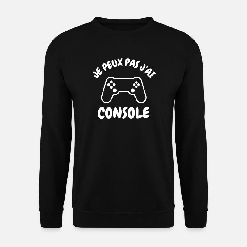 Je peux pas j'ai console - Sweat-shirt Unisexe - noir
