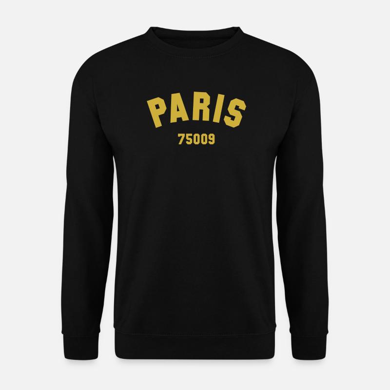 PARIS 9. Arrondissement - Unisex Pullover - Schwarz